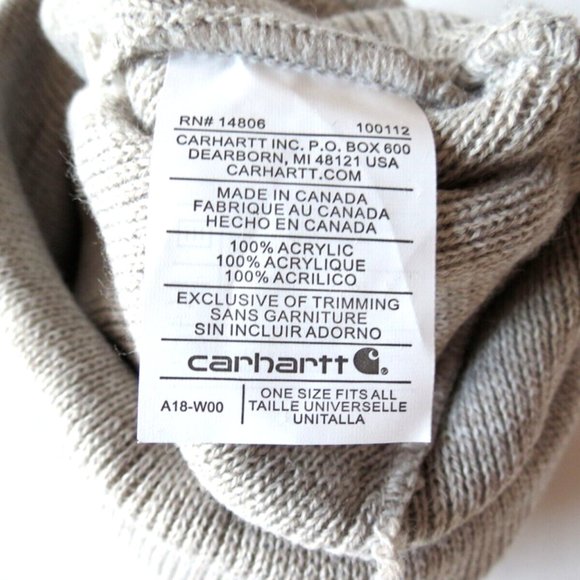 Carhartt Beanie Handmade in USA Pom - Picture 5 of 7
